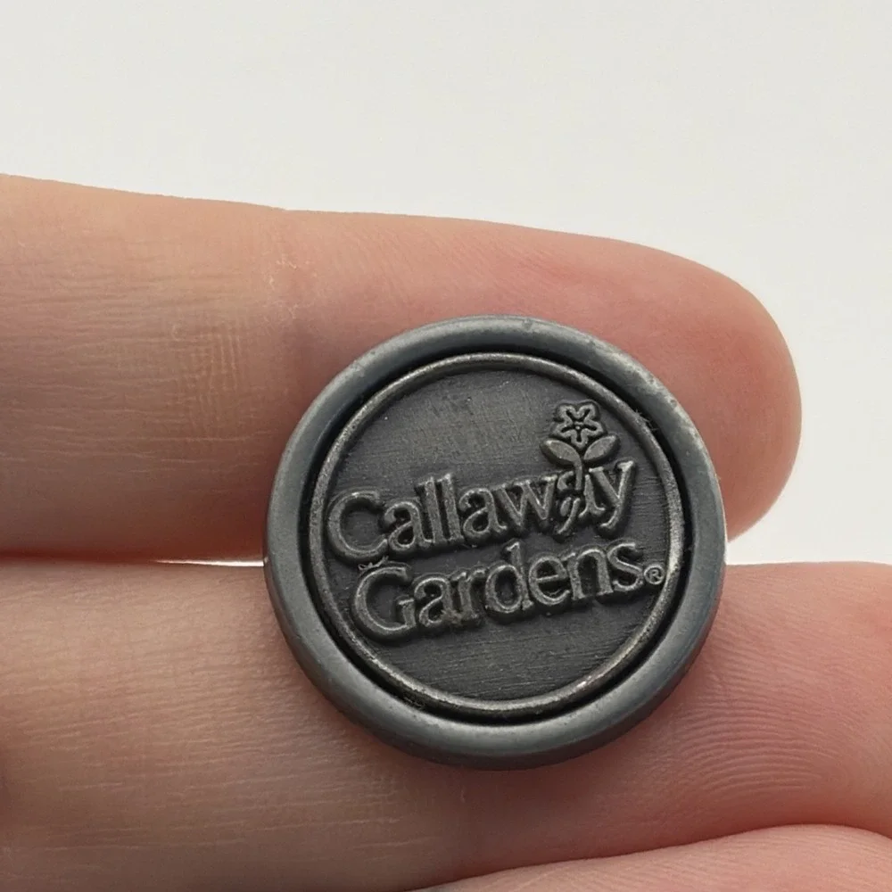 Callaway Gardens Pine Mountain Georgia Silver Tone Lapel Hat Pin